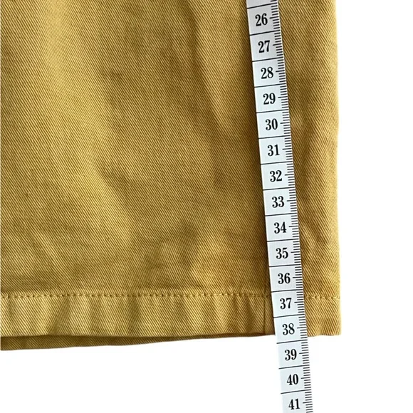 Free People Dahlia yellow/mustard Zip fly and offset button closure Mini Skirt - Picture 7 of 13